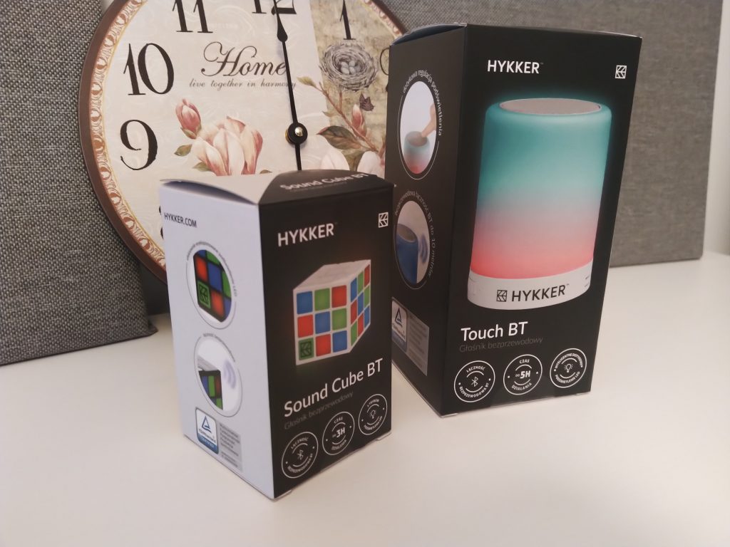 Głośniki z podświetleniem LED z Biedronki | HYKKER CUBE & HYKKER TOUCH 20 IMG 20180921 182623