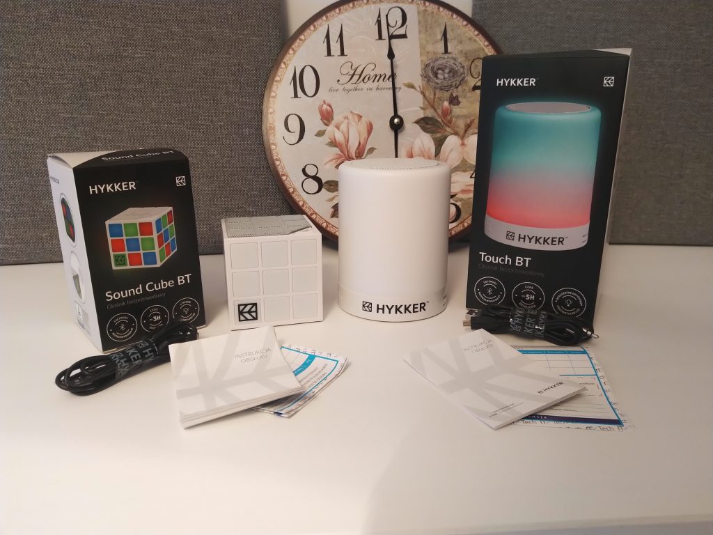 Głośniki z podświetleniem LED z Biedronki | HYKKER CUBE & HYKKER TOUCH 30 IMG 20180921 182902
