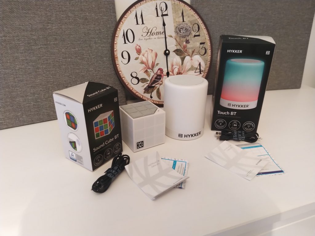 Głośniki z podświetleniem LED z Biedronki | HYKKER CUBE & HYKKER TOUCH 32 IMG 20180921 182905