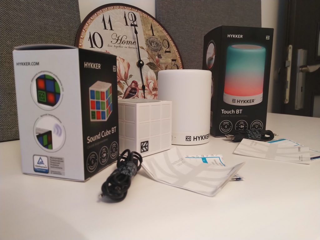 Głośniki z podświetleniem LED z Biedronki | HYKKER CUBE & HYKKER TOUCH 34 IMG 20180921 182911