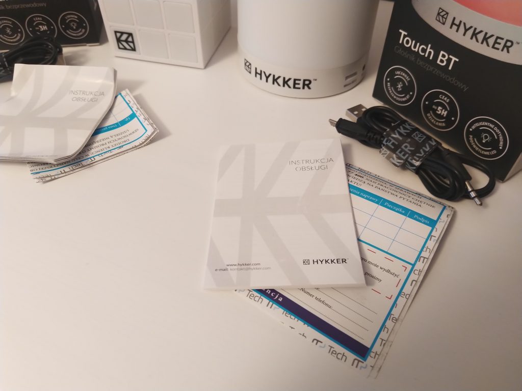 Głośniki z podświetleniem LED z Biedronki | HYKKER CUBE & HYKKER TOUCH 36 IMG 20180921 182923