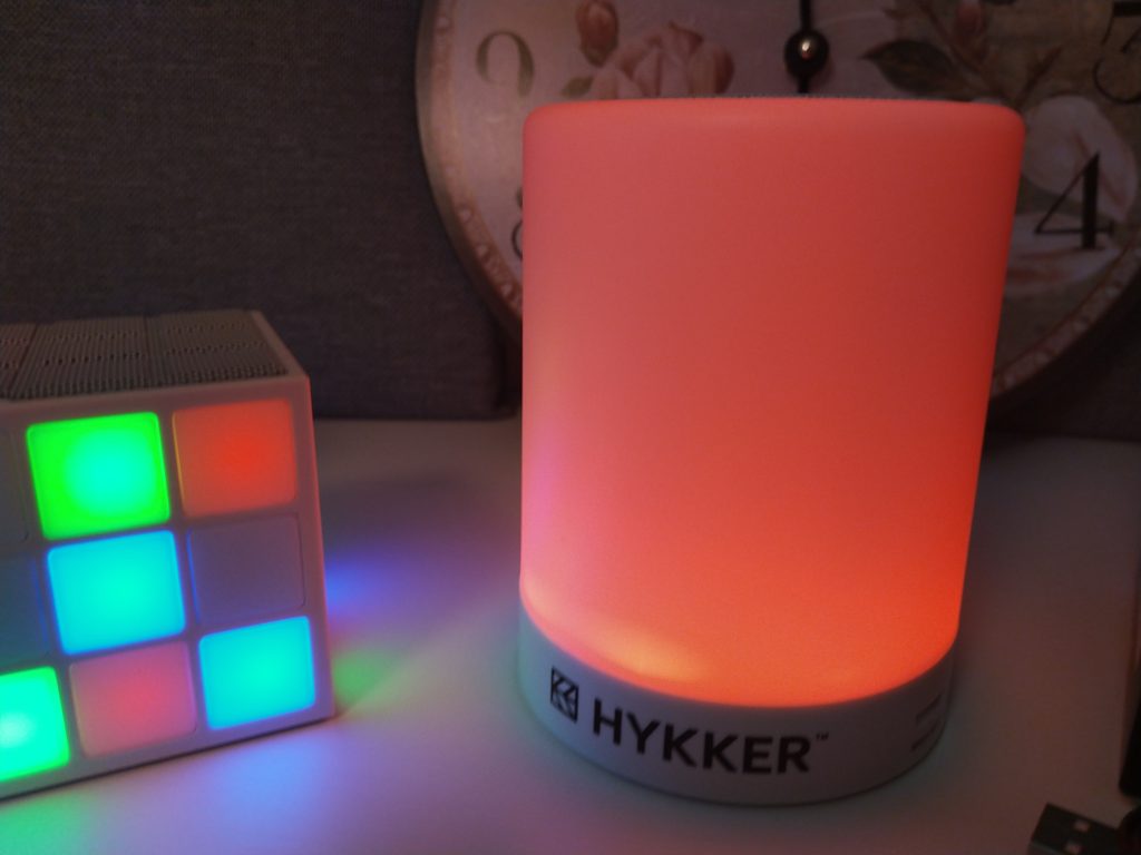Głośniki z podświetleniem LED z Biedronki | HYKKER CUBE & HYKKER TOUCH 68 IMG 20180921 183148