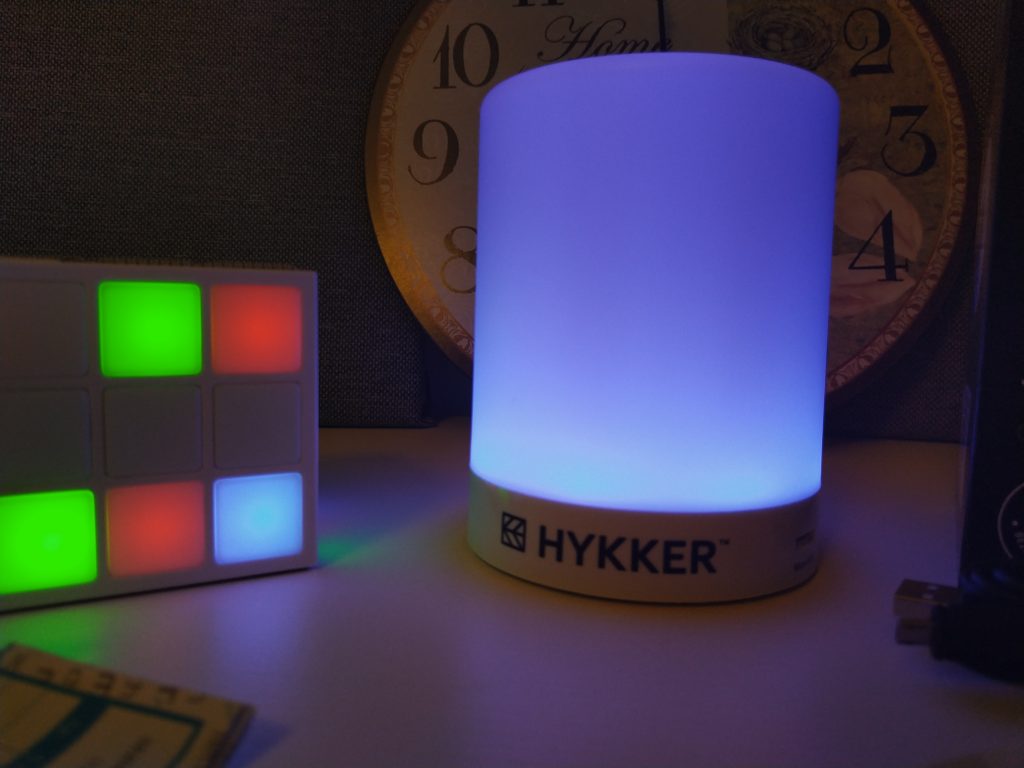 Głośniki z podświetleniem LED z Biedronki | HYKKER CUBE & HYKKER TOUCH 70 IMG 20180921 183159