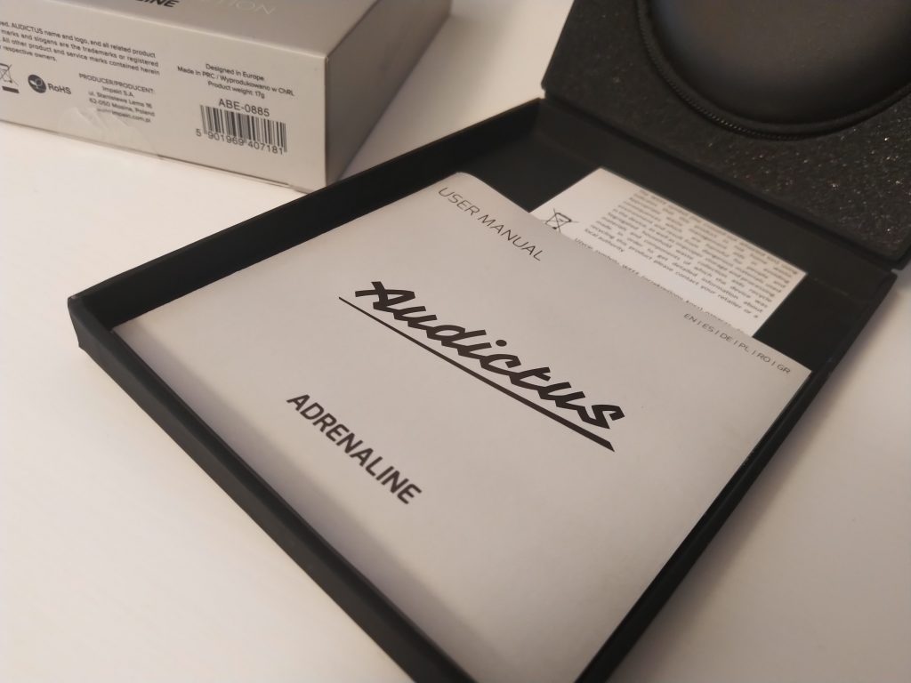 Bezprzewodowe słuchawki douszne z świetną jakością dźwięku | Audictus Adrenaline 34 IMG 20181021 150609