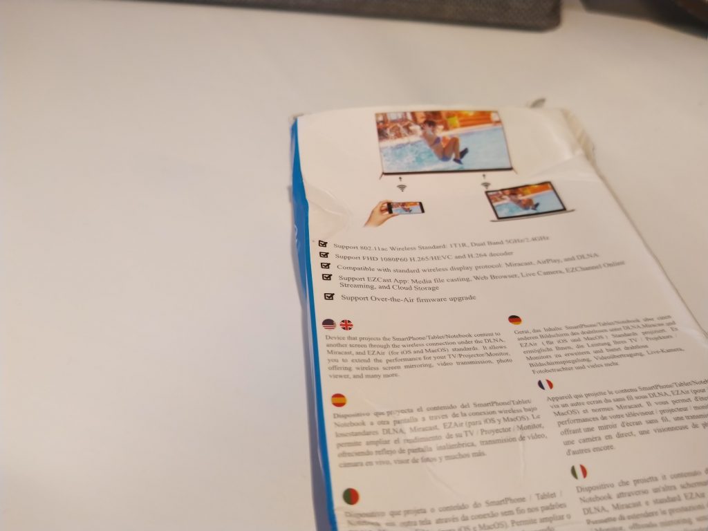 Bezprzewodowe przesyłanie obrazu | Testujemy EZCast 2 18 IMG 20181026 164648