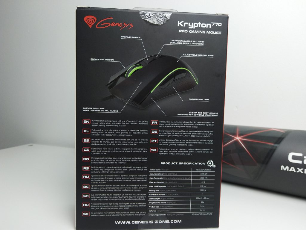 Idealny zestaw dla gracza w rozsądnej cenie! | Recenzja myszki Genesis Krypton 770 i podkładki Genesis Carbon 500 Maxi Flash 20 00001IMG 00001 BURST20181117175447