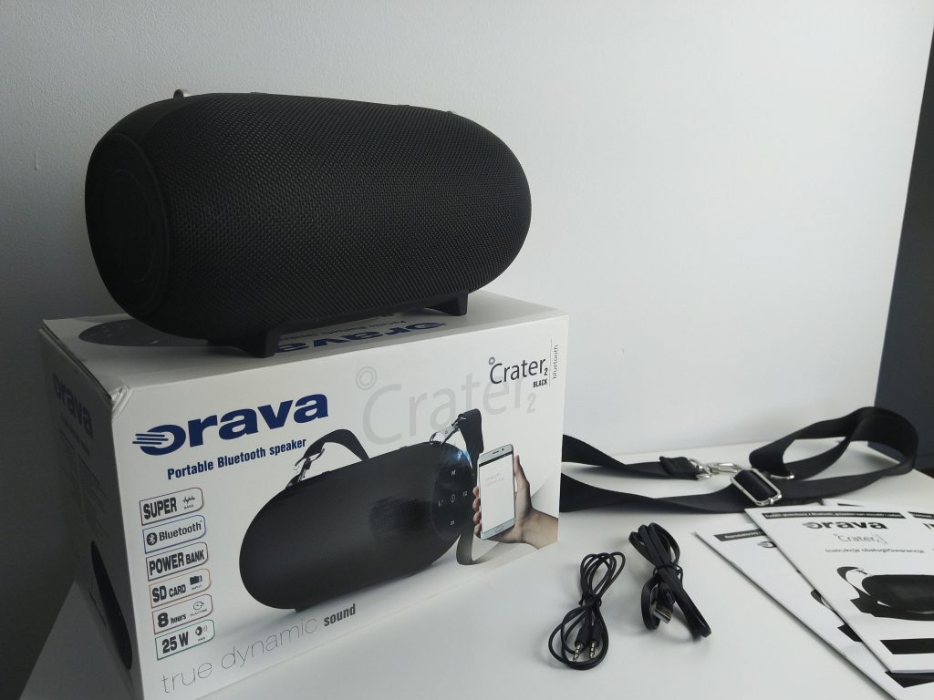 Głośnik typu boombox z potężnym bassem | ORAVA Crater 2 Black 34 IMG 20181102 094336