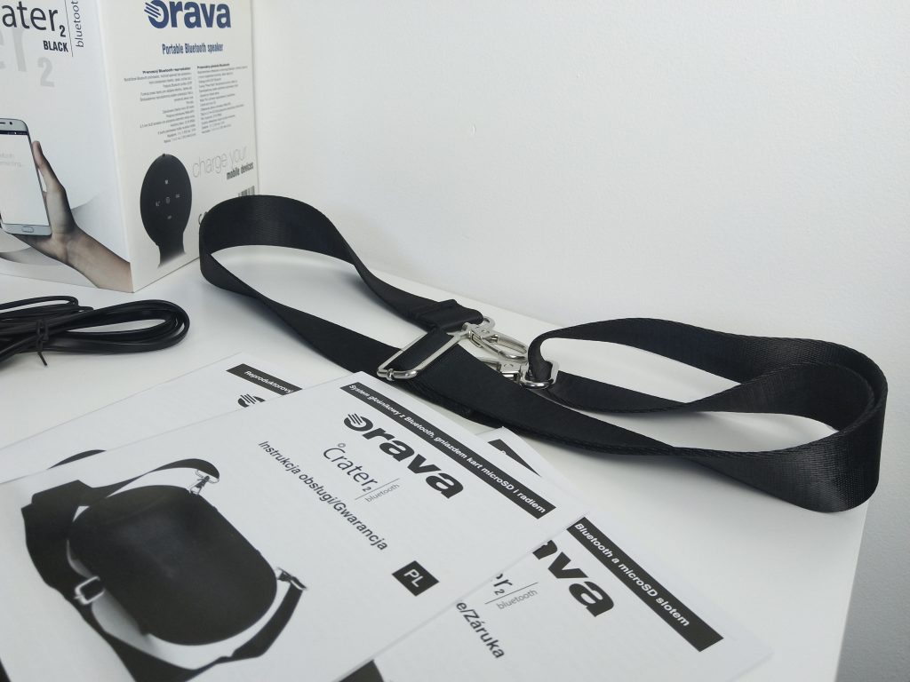 Głośnik typu boombox z potężnym bassem | ORAVA Crater 2 Black 24 IMG 20181102 094345