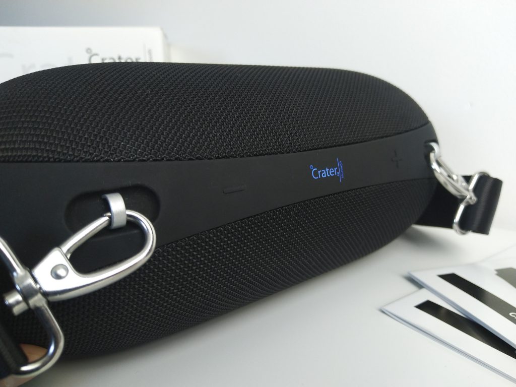 Głośnik typu boombox z potężnym bassem | ORAVA Crater 2 Black 40 IMG 20181102 095551