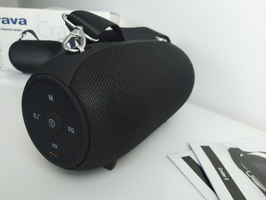 Głośnik typu boombox z potężnym bassem | ORAVA Crater 2 Black 38 IMG 20181102 095625