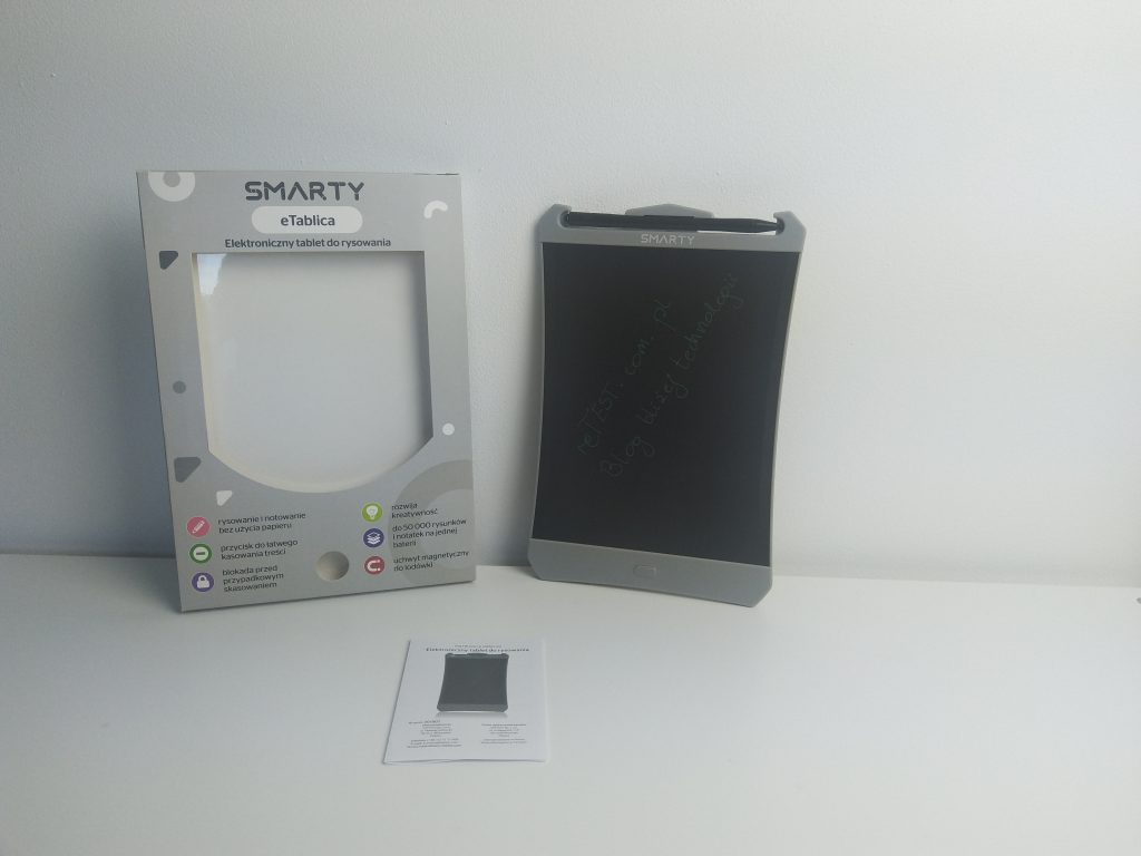 Elektroniczny tablet do rysowania z Biedronki | eTablica SMARTY
