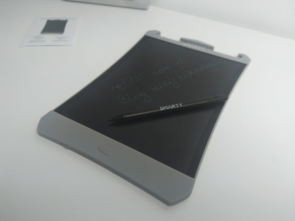 Elektroniczny tablet do rysowania z Biedronki | eTablica SMARTY 32 IMG 20181106 103418