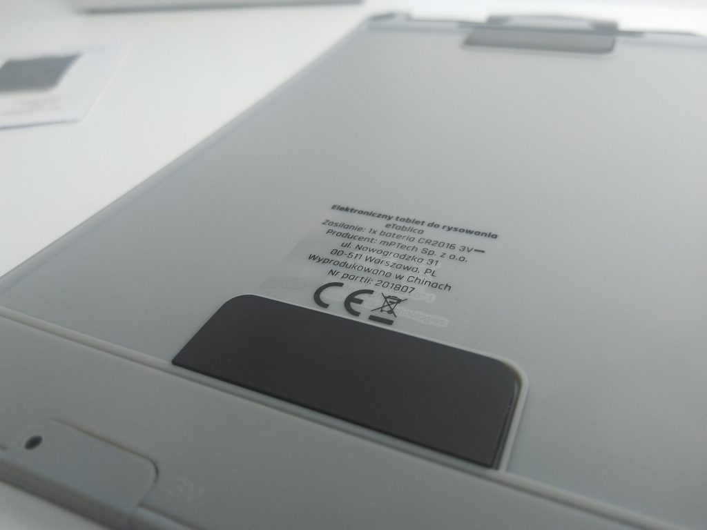 Elektroniczny tablet do rysowania z Biedronki | eTablica SMARTY 44 IMG 20181106 103537