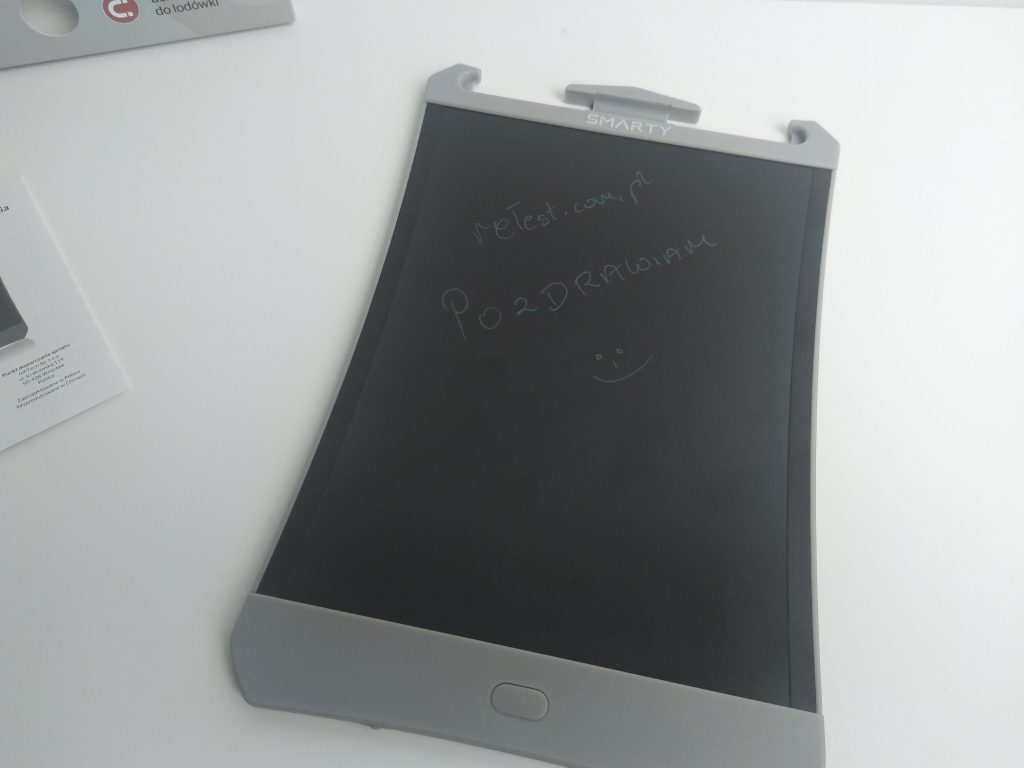 Elektroniczny tablet do rysowania z Biedronki | eTablica SMARTY 28 IMG 20181106 103720