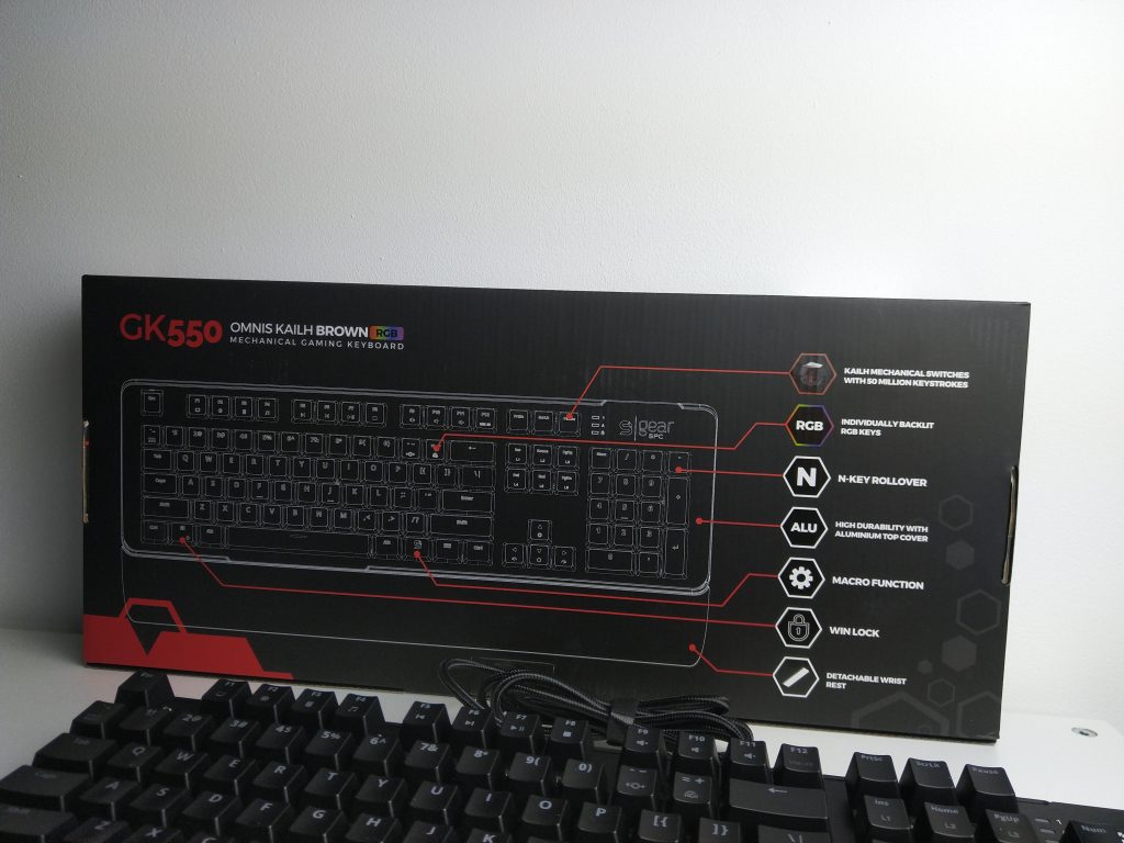 Świetna klawiatura mechaniczna od SPC Gear | SPC Gear GK550 Omnis Kailh Brown RGB 20 IMG 20181112 130218