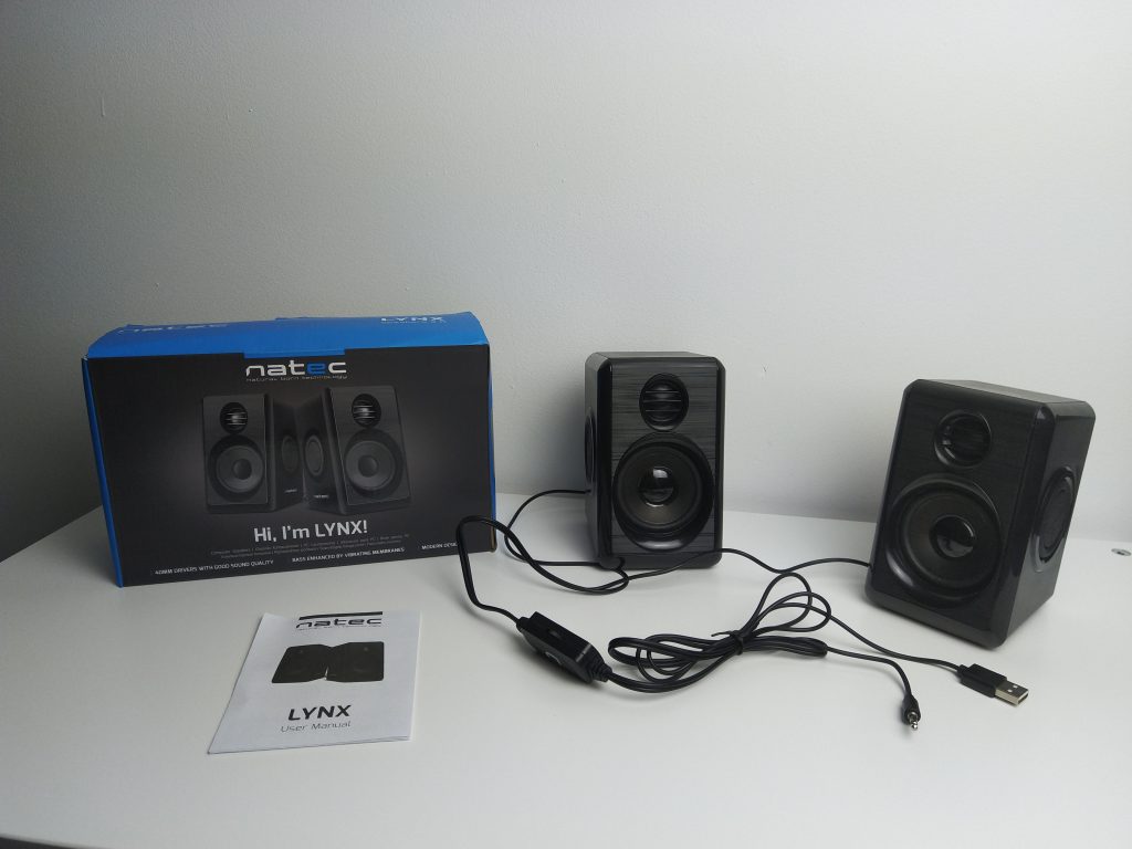 Kompaktowe głośniki 2.0 w śmiesznie niskiej cenie i z dobrym bassem | NATEC LYNX 24 IMG 20181117 174139