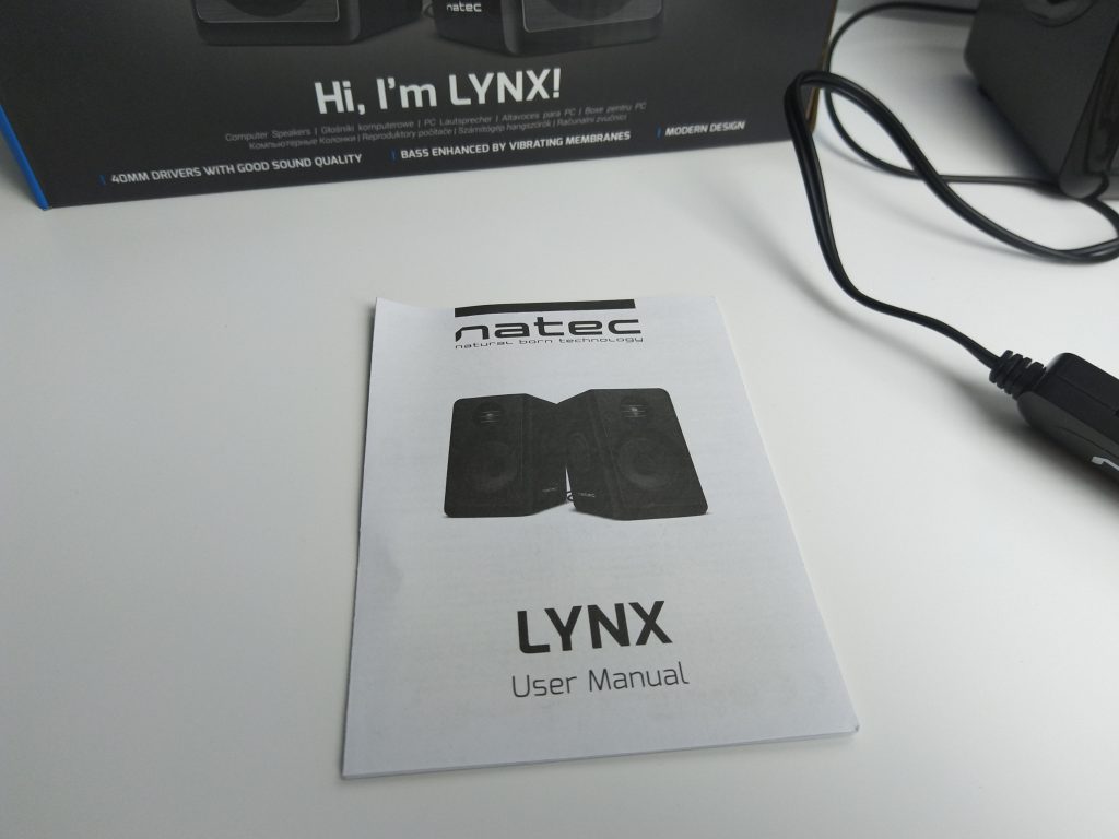 Kompaktowe głośniki 2.0 w śmiesznie niskiej cenie i z dobrym bassem | NATEC LYNX 28 IMG 20181117 174152