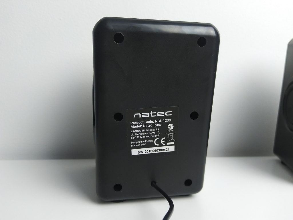 Kompaktowe głośniki 2.0 w śmiesznie niskiej cenie i z dobrym bassem | NATEC LYNX 46 IMG 20181117 174436