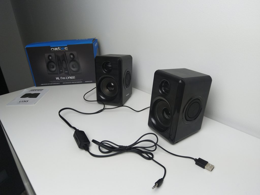 Kompaktowe głośniki 2.0 w śmiesznie niskiej cenie i z dobrym bassem | NATEC LYNX 58 IMG 20181117 174512