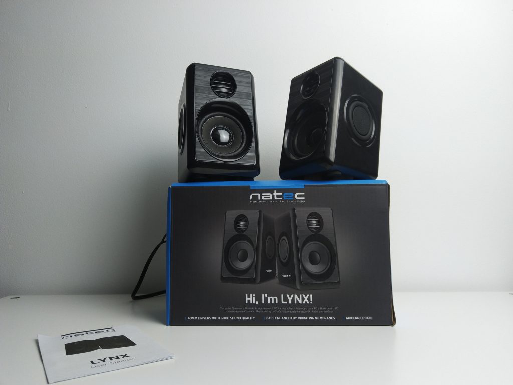 Kompaktowe głośniki 2.0 w śmiesznie niskiej cenie i z dobrym bassem | NATEC LYNX 66 IMG 20181117 174619