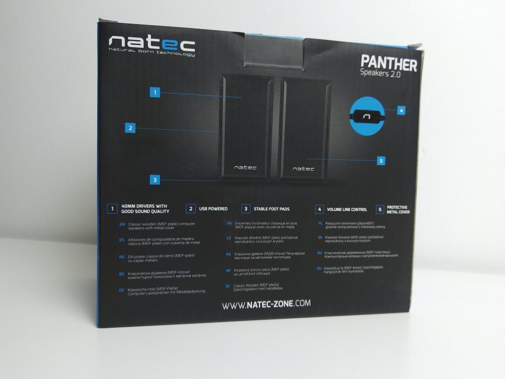 Drewniane głośniki 2.0 od NATEC za ... 30zł | NATEC PANTHER 18 IMG 20181117 174719