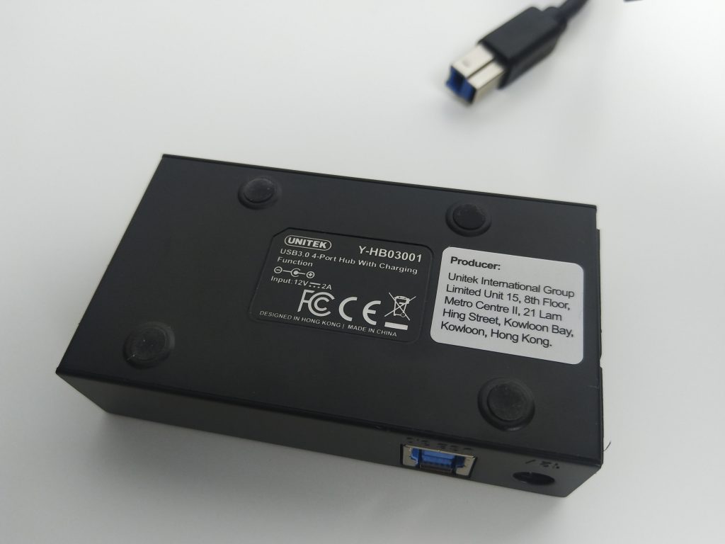 Aktywny HUB 4x USB 3.0 z funkcją ładowania | UNITEK Y-HB03001 40 IMG 20181117 183355