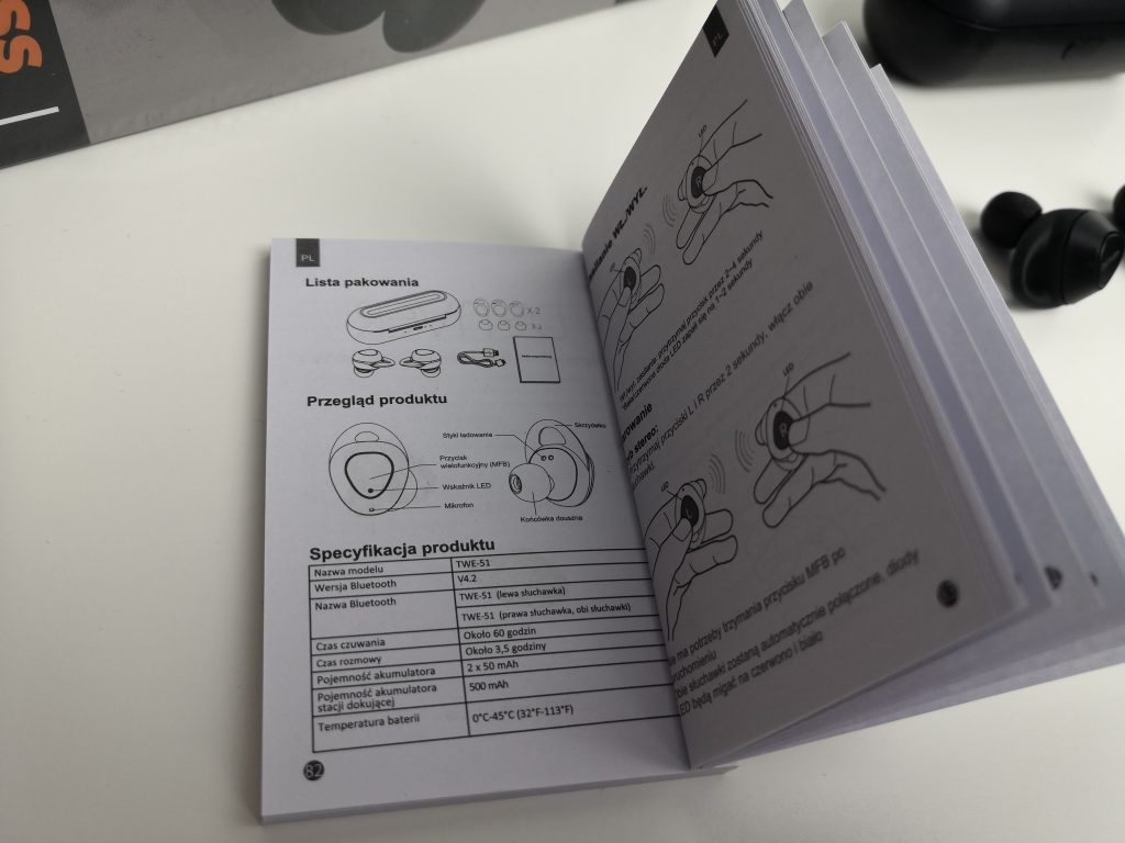 Bezprzewodowe słuchawki od Denver | Denver TWE-51 38 IMG 20181121 171225