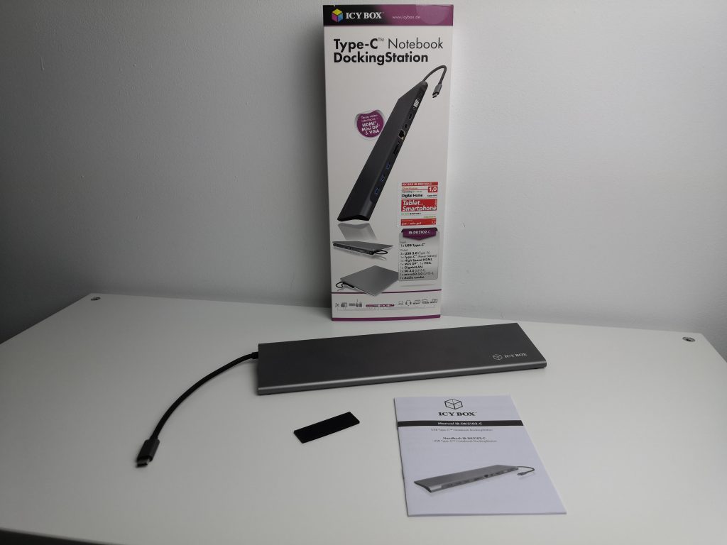 Solidna stacja dokująca na złączu USB typu C z masą portów | ICY BOX IB-DK2102-C 24 IMG 20181121 172103