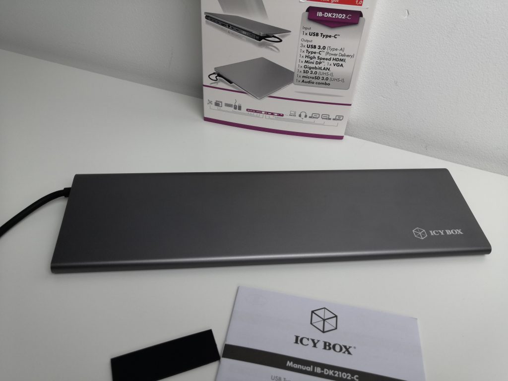 Solidna stacja dokująca na złączu USB typu C z masą portów | ICY BOX IB-DK2102-C 32 IMG 20181121 172224