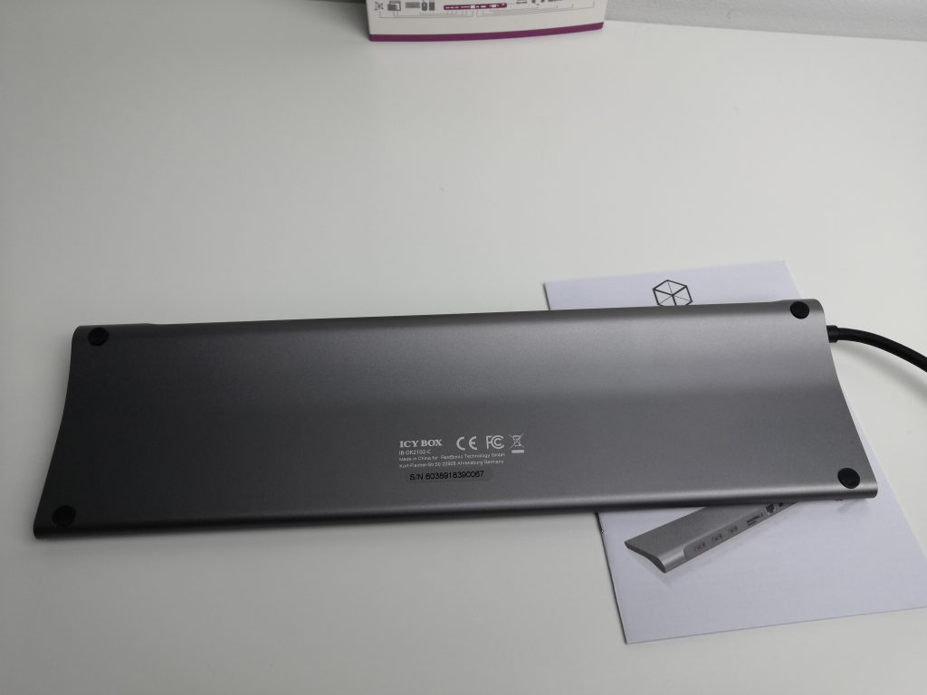 Solidna stacja dokująca na złączu USB typu C z masą portów | ICY BOX IB-DK2102-C 42 IMG 20181121 172237
