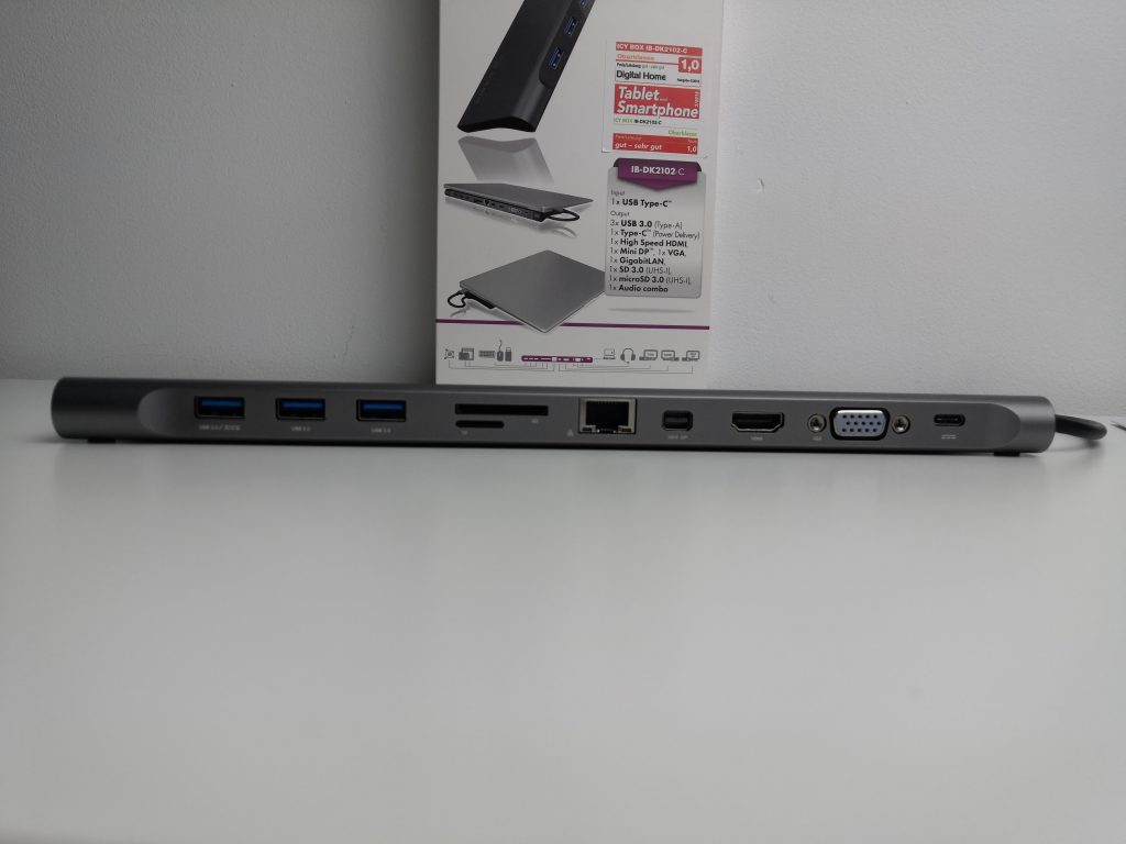 Solidna stacja dokująca na złączu USB typu C z masą portów | ICY BOX IB-DK2102-C 46 IMG 20181121 172319