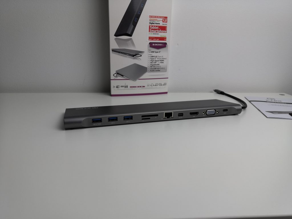 Solidna stacja dokująca na złączu USB typu C z masą portów | ICY BOX IB-DK2102-C 54 IMG 20181121 172405
