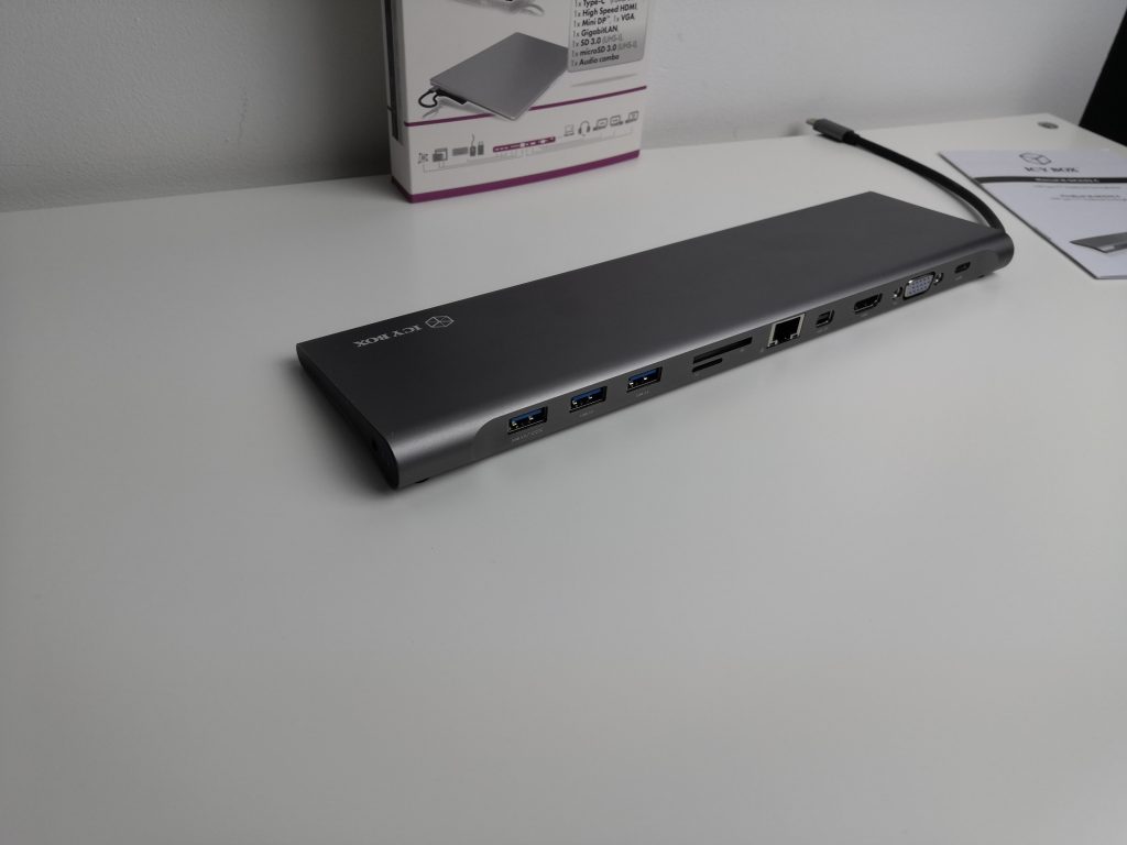 Solidna stacja dokująca na złączu USB typu C z masą portów | ICY BOX IB-DK2102-C 58 IMG 20181121 172427