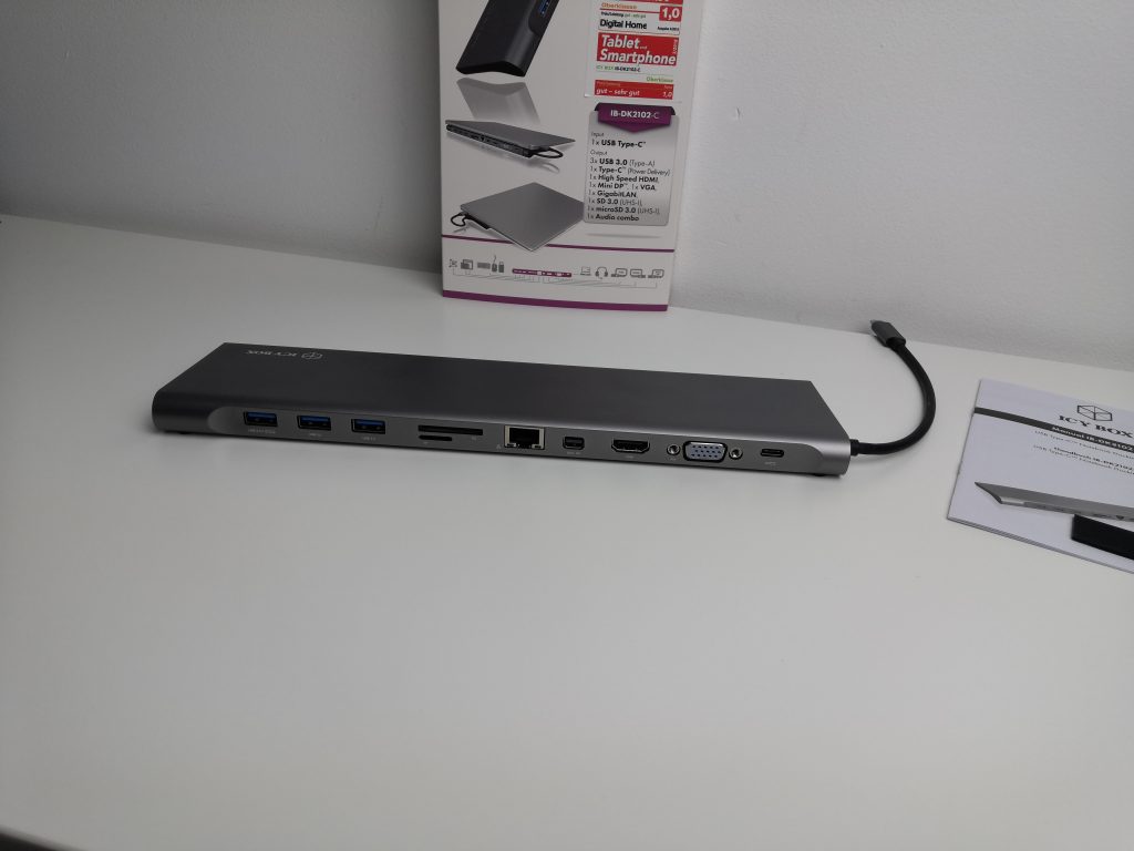 Solidna stacja dokująca na złączu USB typu C z masą portów | ICY BOX IB-DK2102-C 56 IMG 20181121 172431