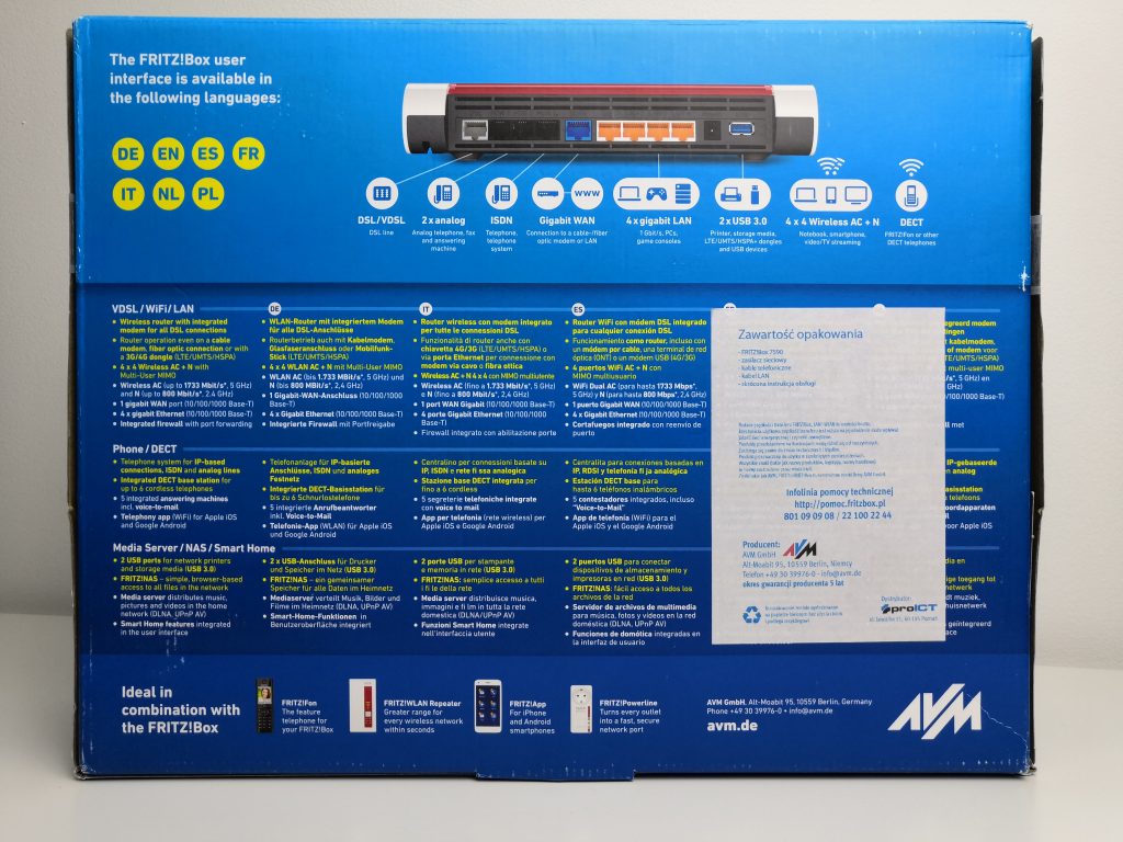 Profesjonalny router z masą funkcji! | AVM FRITZ!Box 7590 20 IMG 20181125 170212
