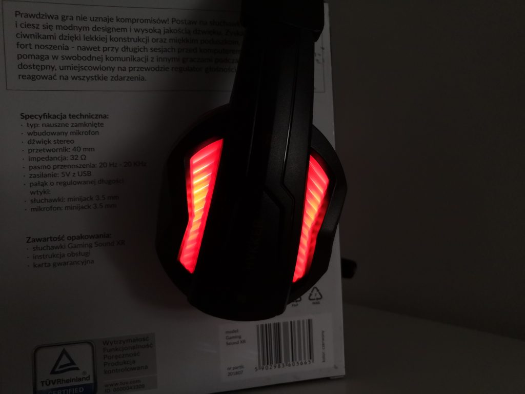 Słuchawki dla gracza z Biedronki | HYKKER Gaming Sound XR 44 IMG 20181201 101105