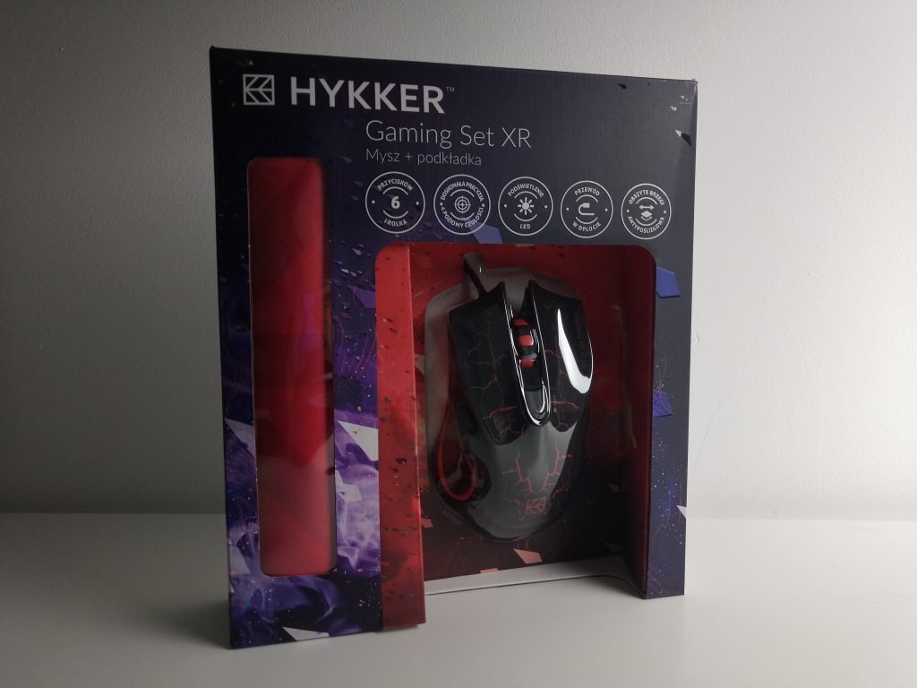 Mysz LED + podkładka Gaming Set XR od HYKKER 16 IMG 20181201 101409