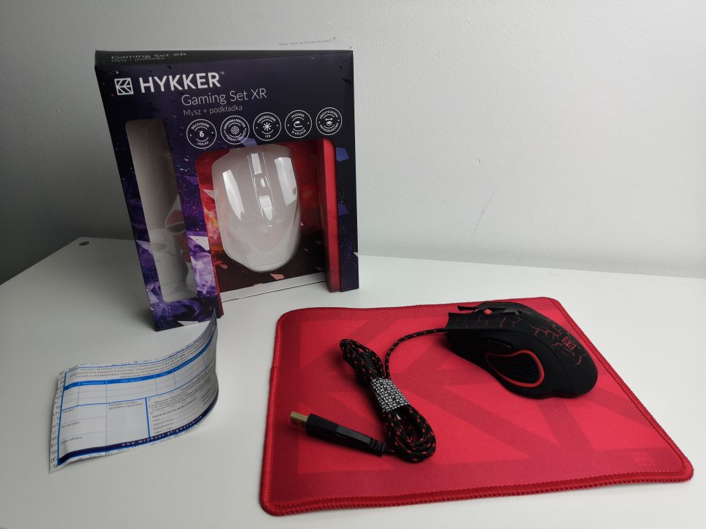 Mysz LED + podkładka Gaming Set XR od HYKKER 26 IMG 20181201 101608