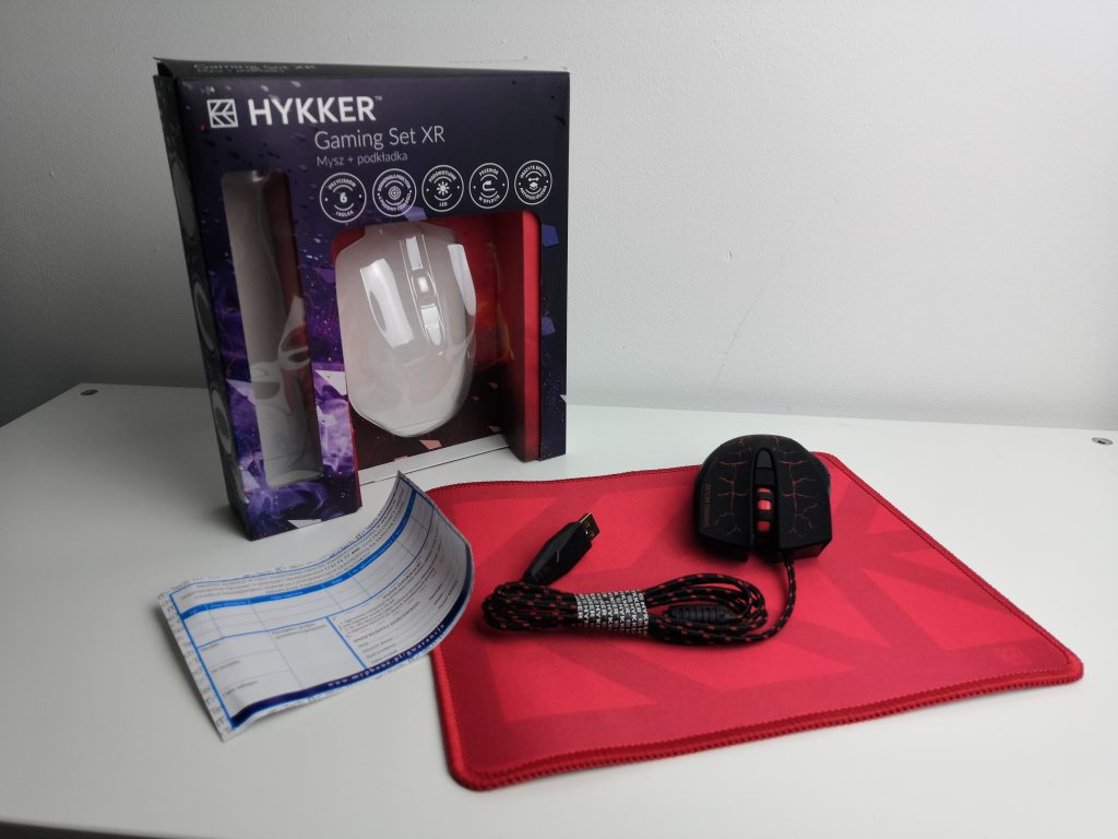 Mysz LED + podkładka Gaming Set XR od HYKKER 24 IMG 20181201 101623