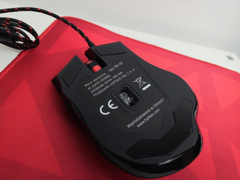 Mysz LED + podkładka Gaming Set XR od HYKKER 60 IMG 20181201 101832