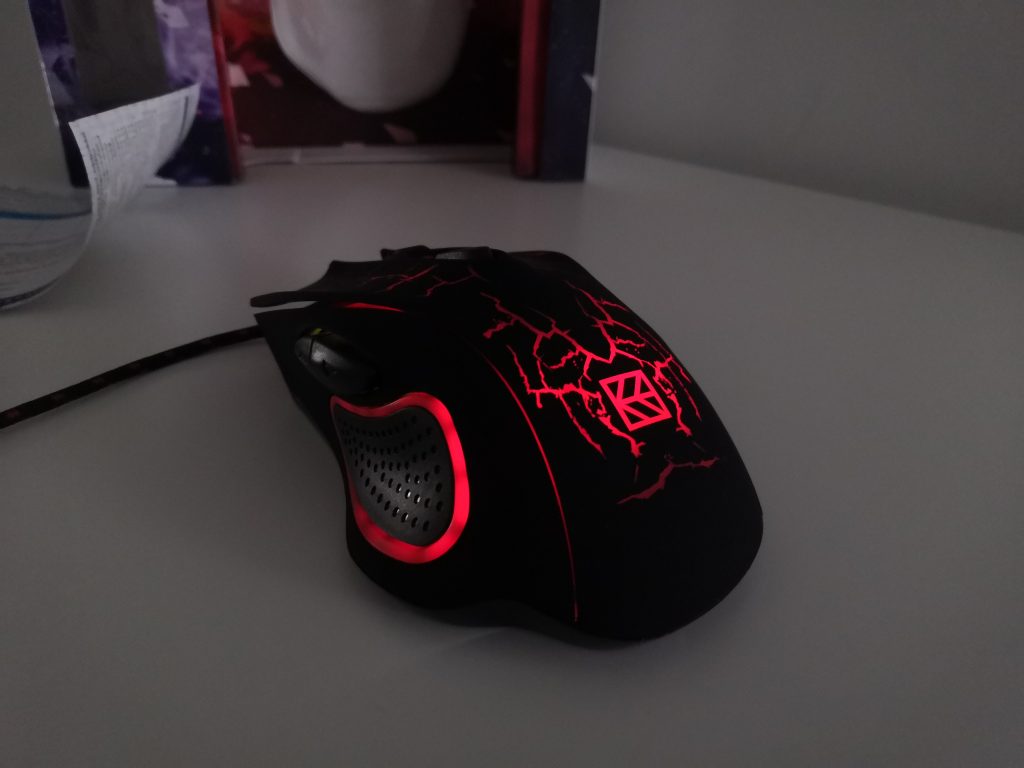 Mysz LED + podkładka Gaming Set XR od HYKKER 48 IMG 20181201 102046