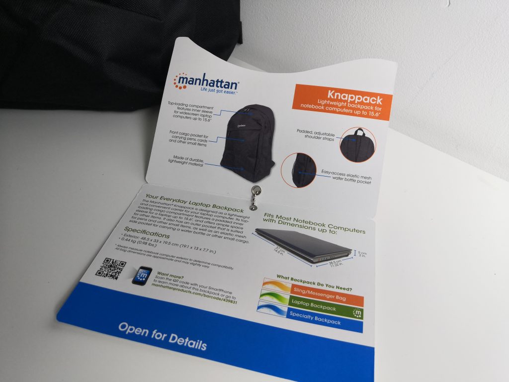 Plecak na laptopa Manhattan Knappack 15.6'' 26 IMG 20181201 104408