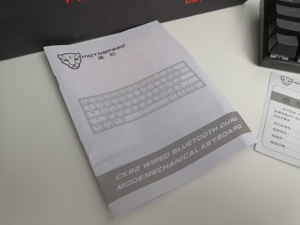 Bezprzewodowa klawiatura mechaniczna w dobrej cenie | MOTOSPEED CK62 OUTEMU BLUE 30 IMG 20181209 163513