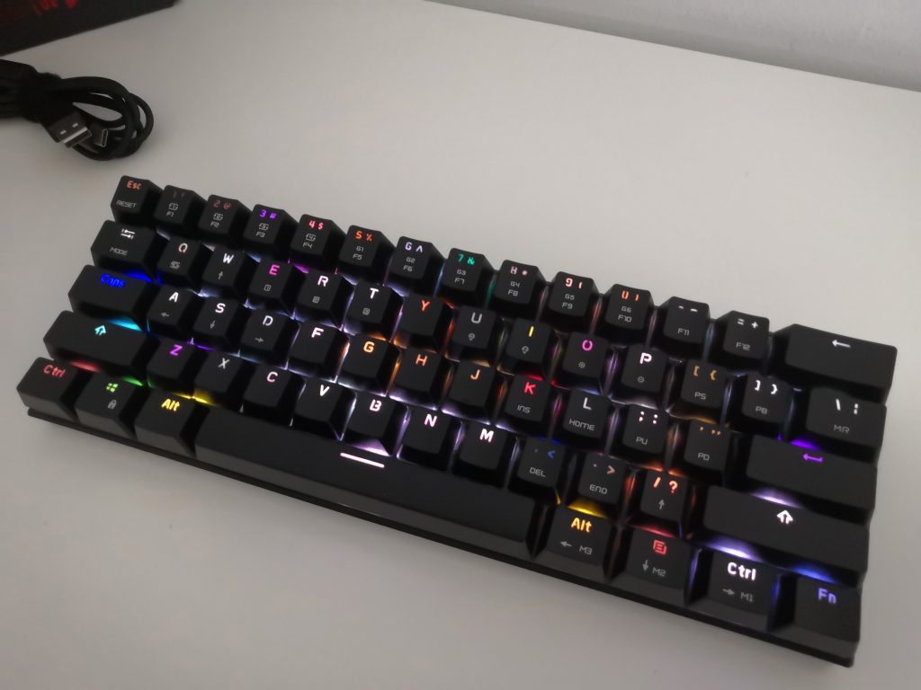 Bezprzewodowa klawiatura mechaniczna w dobrej cenie | MOTOSPEED CK62 OUTEMU BLUE 78 IMG 20181209 164108