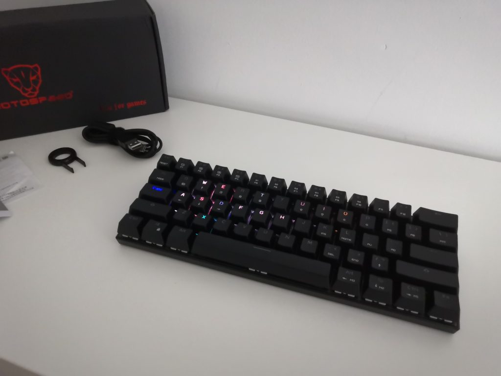 Bezprzewodowa klawiatura mechaniczna w dobrej cenie | MOTOSPEED CK62 OUTEMU BLUE 68 IMG 20181209 164417