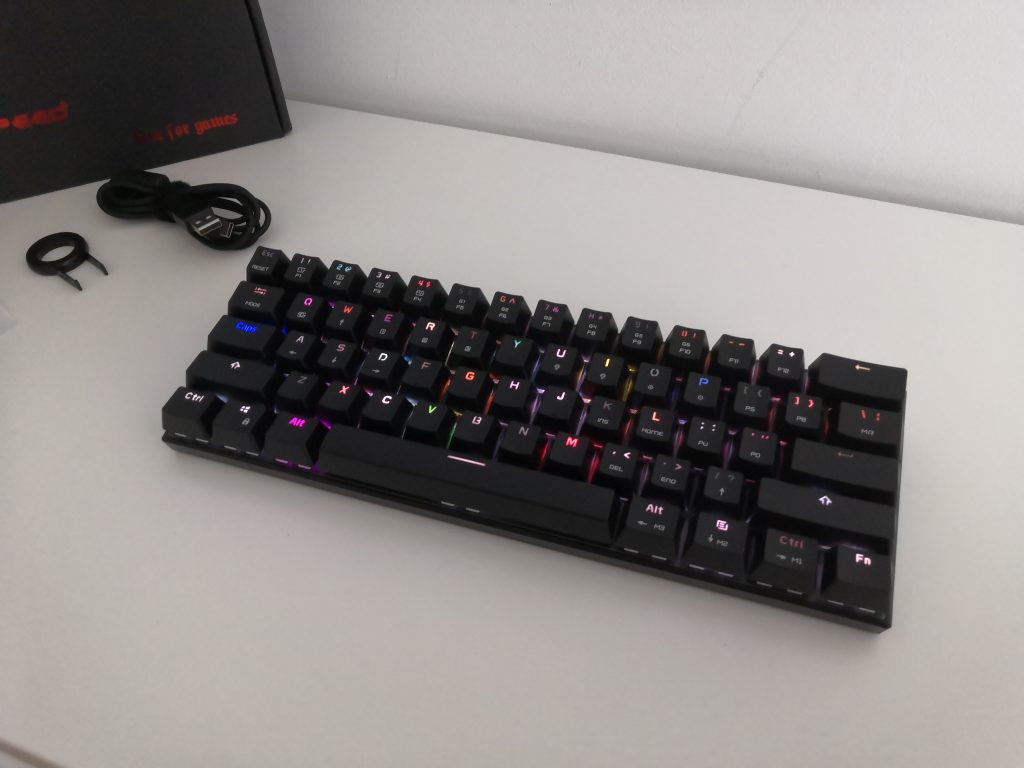 Bezprzewodowa klawiatura mechaniczna w dobrej cenie | MOTOSPEED CK62 OUTEMU BLUE 66 IMG 20181209 164433