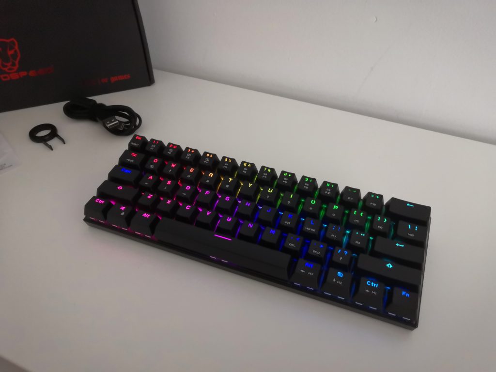 Bezprzewodowa klawiatura mechaniczna w dobrej cenie | MOTOSPEED CK62 OUTEMU BLUE 62 IMG 20181209 164536
