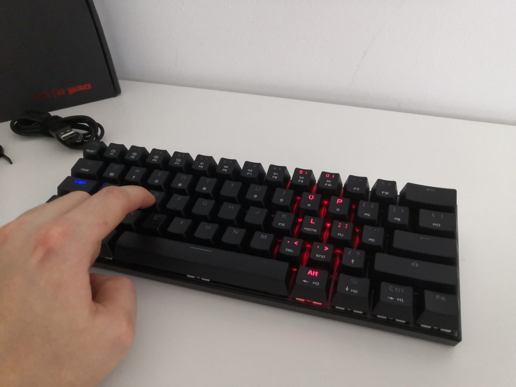 Bezprzewodowa klawiatura mechaniczna w dobrej cenie | MOTOSPEED CK62 OUTEMU BLUE 50 IMG 20181209 164637