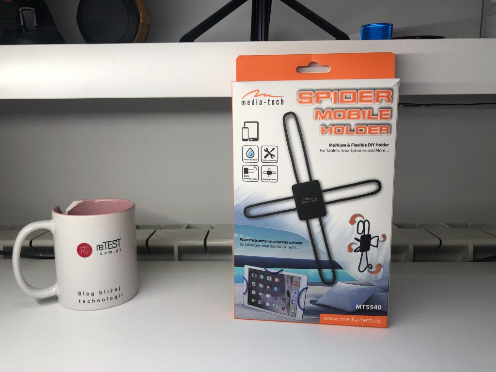 Tani, elastyczny uchwyt do telefonów, tabletów i innych od Media-Tech 16 142D44F9 1A56 4669 9E3C F082A5394CF1