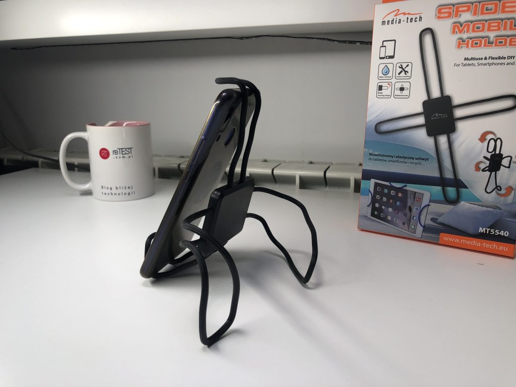 Tani, elastyczny uchwyt do telefonów, tabletów i innych od Media-Tech 32 14D8CD55 C27E 4203 89AC F48F043AD0AB